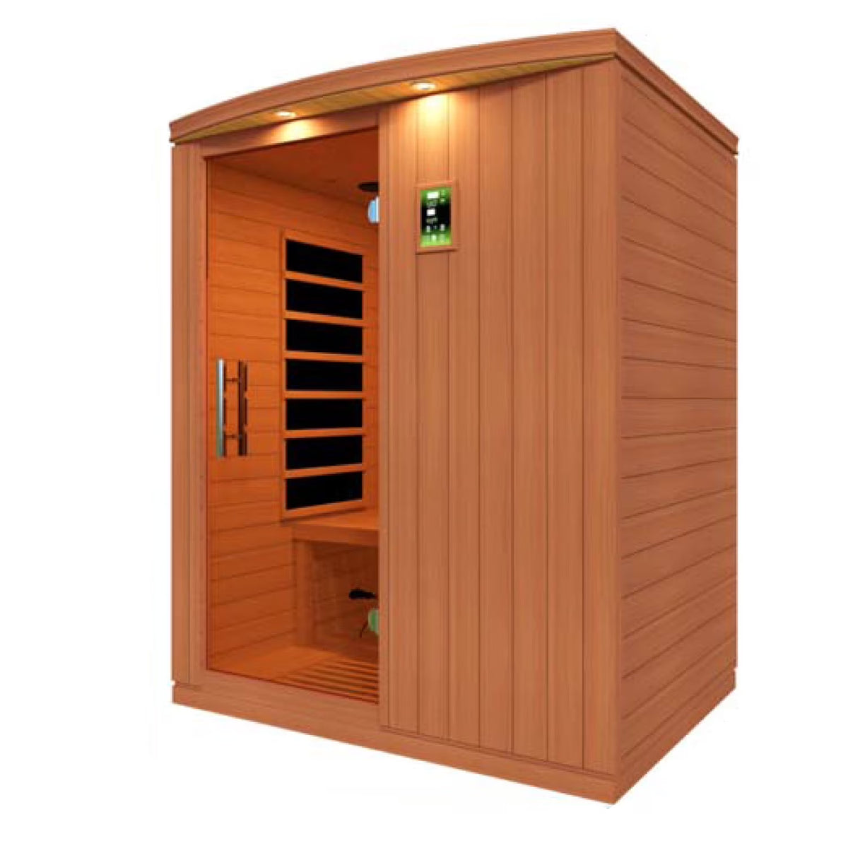 Madrid Elite 3 Person Low EMF Infrared Lighting Home Sauna