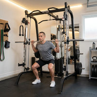 Smith Machine Built to Support Complete Strength Training, Triple Cable Systems, 1000+ Exercises, 2500lb Rating — Lifestyle
